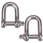 2 x 5mm Shackle, 312 grade BZP Steel